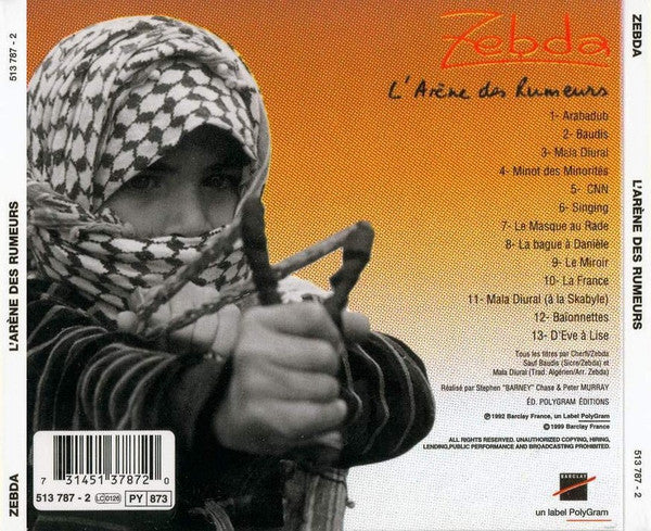 Zebda : L'Arène Des Rumeurs (CD, Album, RE, Dig)