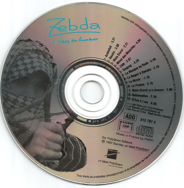 Zebda : L'Arène Des Rumeurs (CD, Album, RE, Dig)