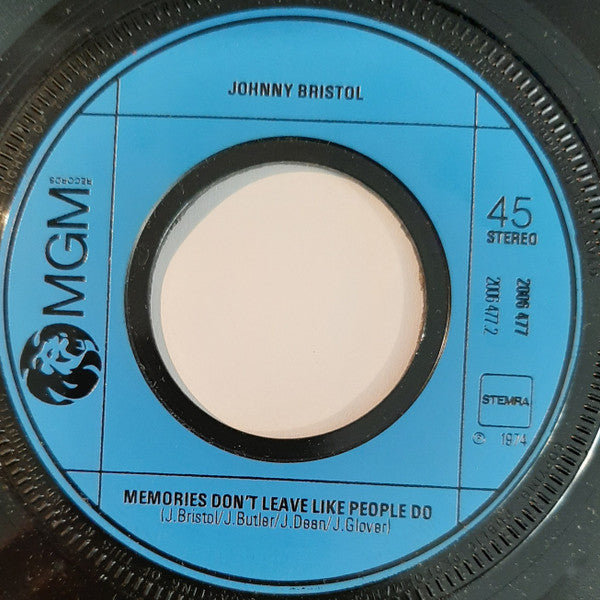 Johnny Bristol : You And I (7", Single)