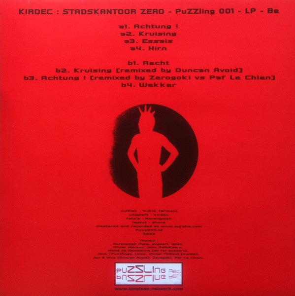 Kirdec : Stadskantoor Zero (LP, Ltd)