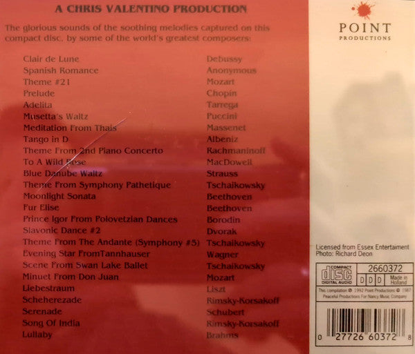 Chris Valentino (2) : The Musical Sea Of Tranquility (CD, Album)