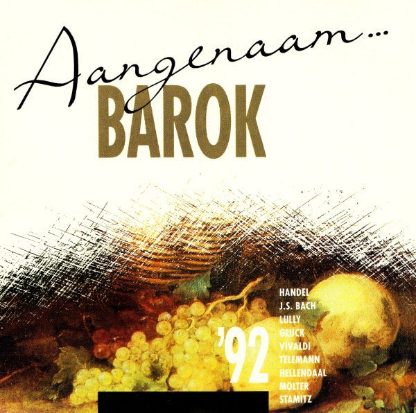 Various : Aangenaam... Barok '92 (CD, Comp)