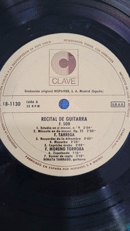 Joaquín Rodrigo / Sor* - Tárrega* - Moreno Torroba* / Renata Tarragó / Orquesta De Conciertos De Madrid Director: Odón Alonso : Concierto De Aranjuez / Recital de Guitarra (LP, RE)