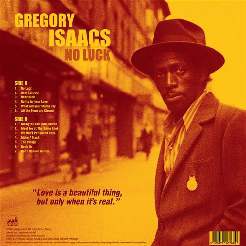 Gregory Isaacs : No Luck (LP, Ltd, Tra)