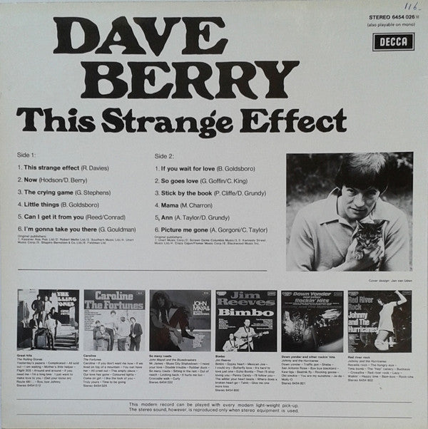 Dave Berry : This Strange Effect (LP, Comp)
