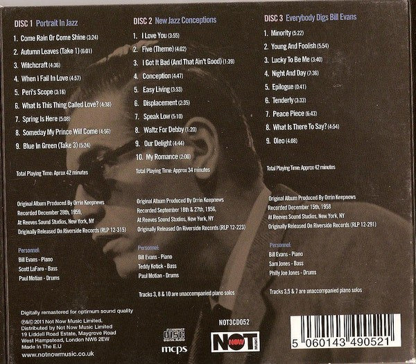 Bill Evans : Sharp Notes (3xCD, Comp, RM)