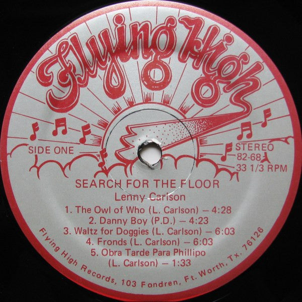 Lenny Carlson : Search For The Floor (LP, Album)