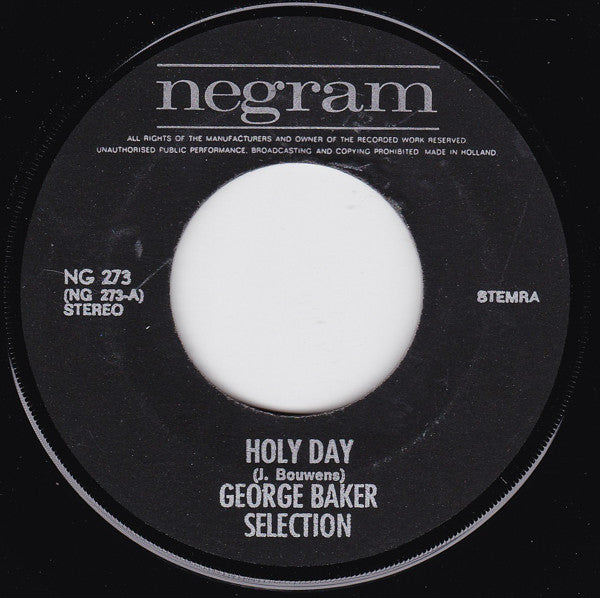 George Baker Selection : Holy Day (7")