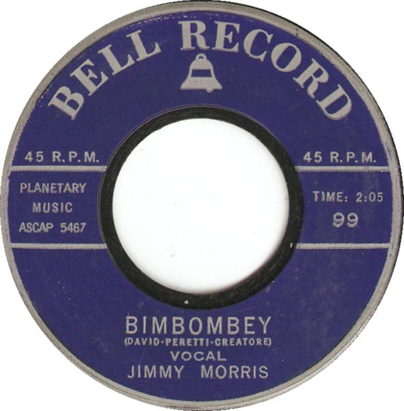 Jimmy Morris, The Playmakers : Bimbombey / Beep Beep (7", Single)