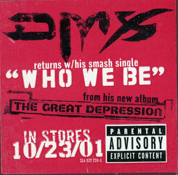 DMX : Who We Be (12", Single)