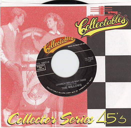 Bobby Day / The Willows : Rockin Robin / Church Bells May Ring (7")