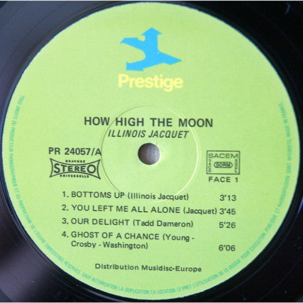 Illinois Jacquet : How High The Moon (2xLP, Comp, RM)