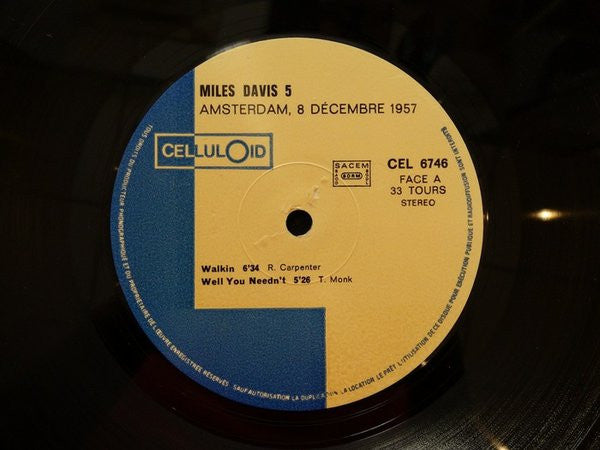 Miles Davis : The Complete  Amsterdam Concert (2xLP, Album)
