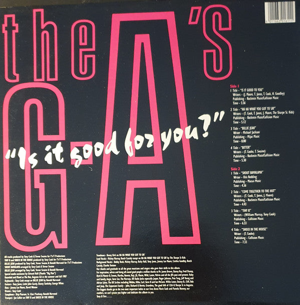 The G.A.'s : Is It Good To You (LP, Album)