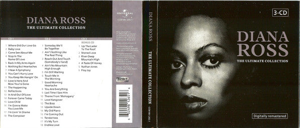 Diana Ross : The Ultimate Collection (3xCD, Comp, RM)