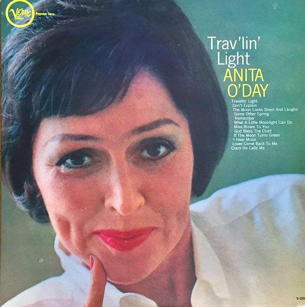 Anita O'Day : Trav'lin' Light (LP, Album, Mono)