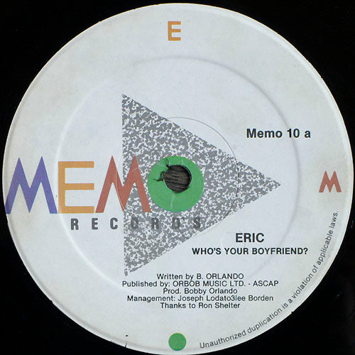 Eric : Who's Your Boyfriend? (12")