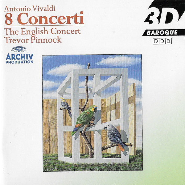 Antonio Vivaldi / The English Concert, Trevor Pinnock : 8 Concerti (CD, Comp)