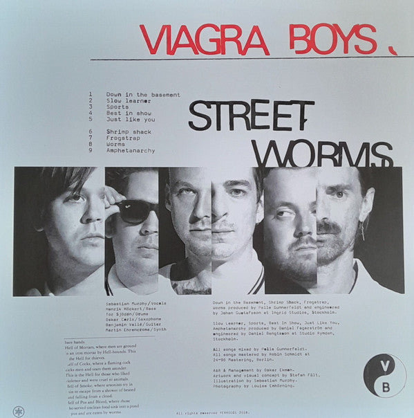 Viagra Boys : Street Worms (LP, Album, RP, Cle)
