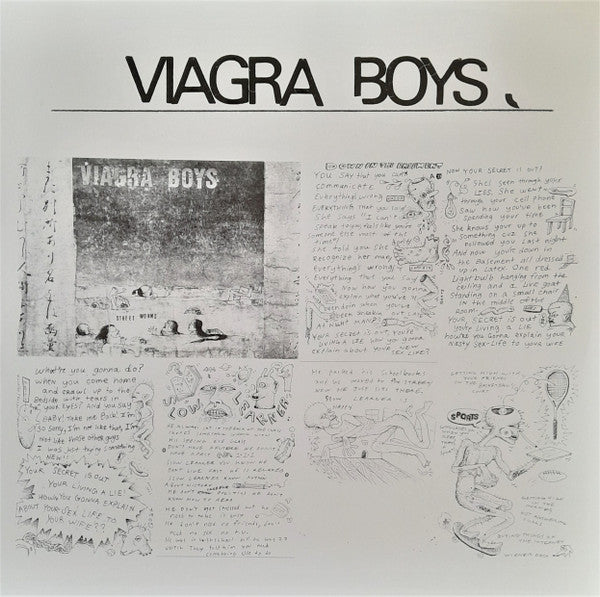Viagra Boys : Street Worms (LP, Album, RP, Cle)