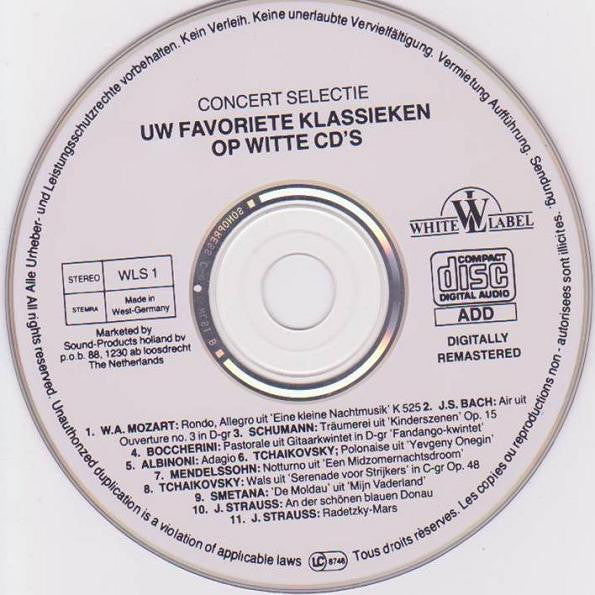 Various : Concert Selectie: Uw Favoriete Klassieken Op Witte CD's (CD, Comp, RM, Smplr)