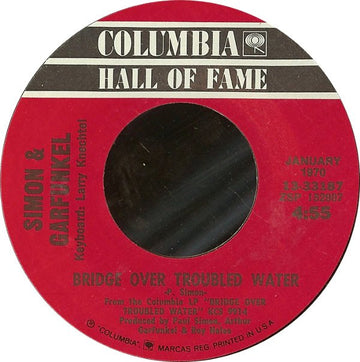 Simon & Garfunkel : Bridge Over Troubled Water / Cecilia (7", RE, Styrene)