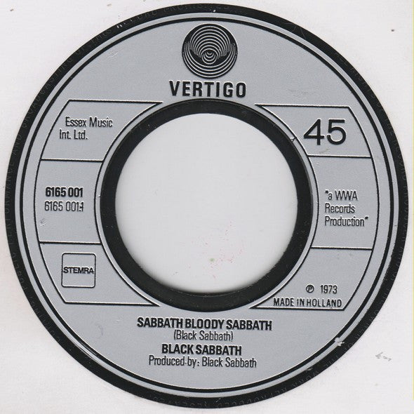 Black Sabbath : Sabbath Bloody Sabbath (7", Single)