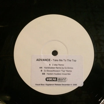 Advance : Take Me To The Top (12", W/Lbl)