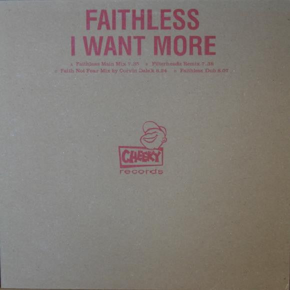 Faithless : I Want More (2x12", Single, Promo)
