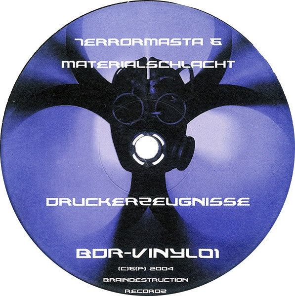 TerrorMasta & Materialschlacht : Druckerzeugnisse (12")