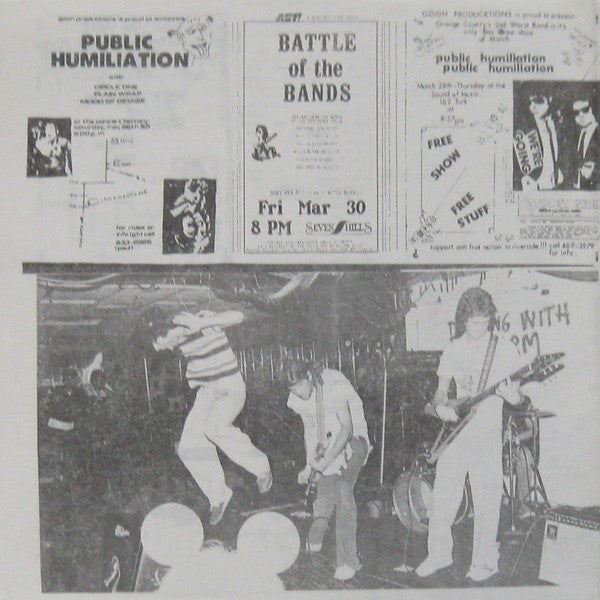 Public Humiliation : Dead At Budokan (7", Gol)