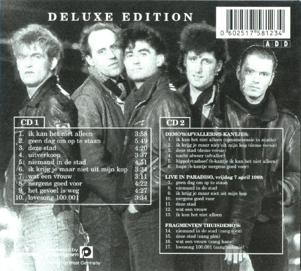 De Dijk : Niemand In De Stad (Deluxe Edition) (2xCD, Album, RM)