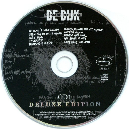 De Dijk : Niemand In De Stad (Deluxe Edition) (2xCD, Album, RM)