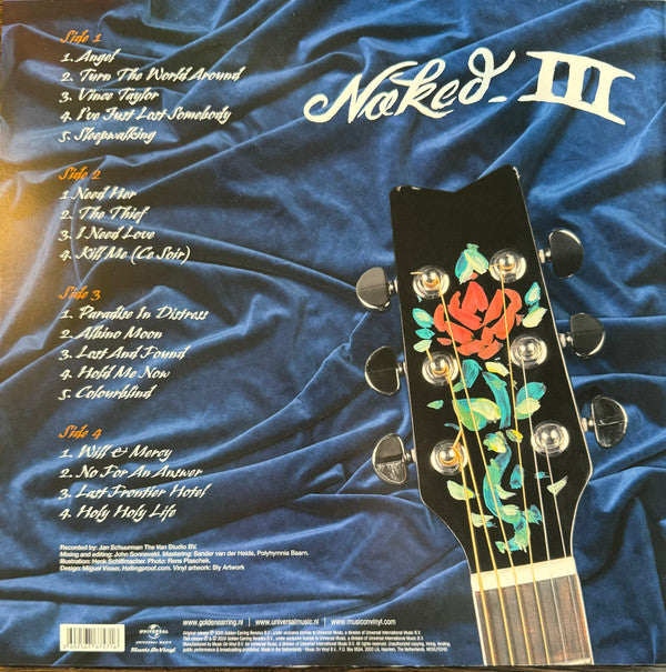 Golden Earring : Naked III Live At The Panama (2xLP, Album, Ltd, Num, Whi)