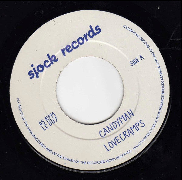 Lovecramps : Candy Man / Wind Up (7")