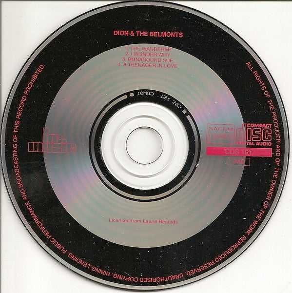 Dion & The Belmonts : CD Single Classic (CD, Single)