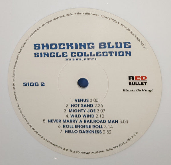 Shocking Blue : Single Collection (A's & B's) Part 1 (2xLP, Album, Comp, Ltd, Num, RE, Whi)
