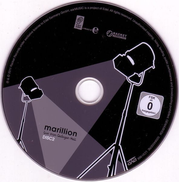 Marillion : Live From Cadogan Hall (2xDVD-V, NTSC, Dig)