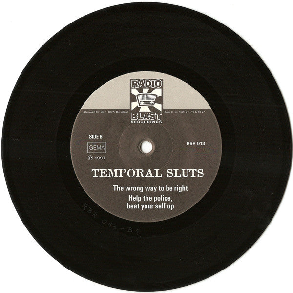 Temporal Sluts : Don't Worry (7")