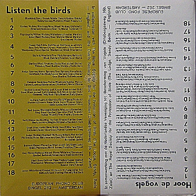 John Kirby (4) : Listen The Birds 8 = Hoor De Vogels 8 (7", EP, RP)