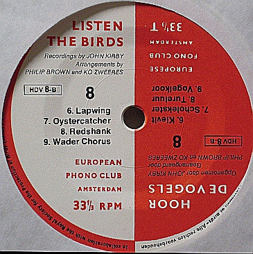 John Kirby (4) : Listen The Birds 8 = Hoor De Vogels 8 (7", EP, RP)