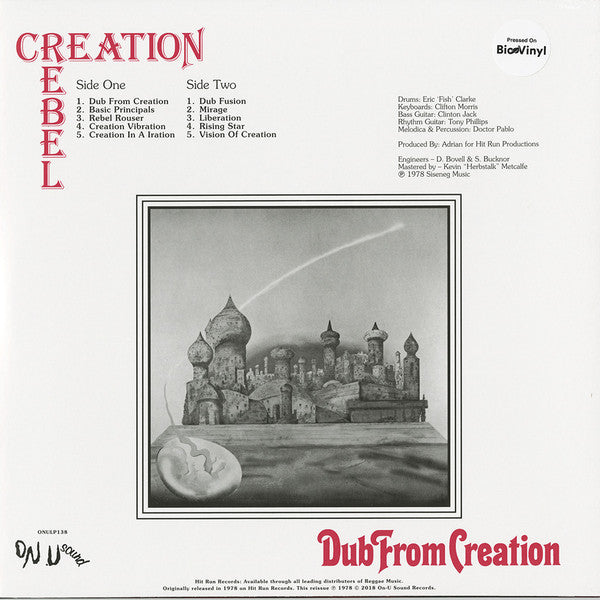 Creation Rebel : Dub From Creation (LP, Bioplastic, RE)