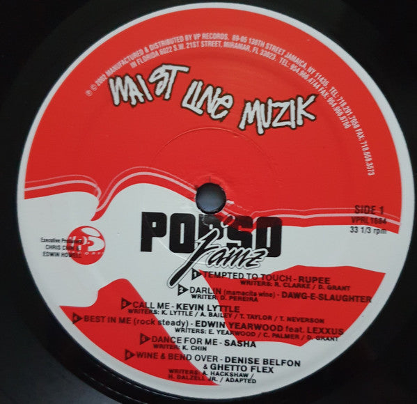 Various : Popso Jamz (LP, Comp)