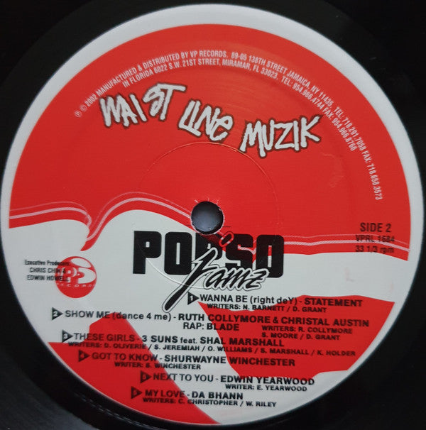 Various : Popso Jamz (LP, Comp)