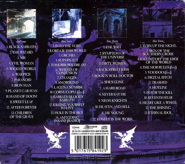 Black Sabbath : Under Wheels Of Confusion 1970 - 1987 (4xCD, Comp, RM + Box, Sli)