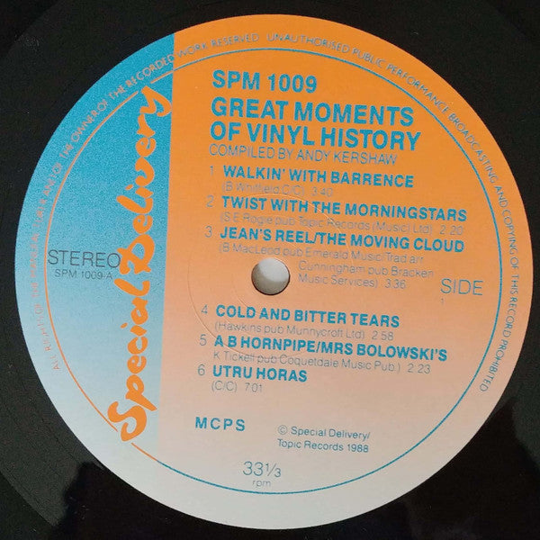 Various : Great Moments Of Vinyl History (LP, Comp)