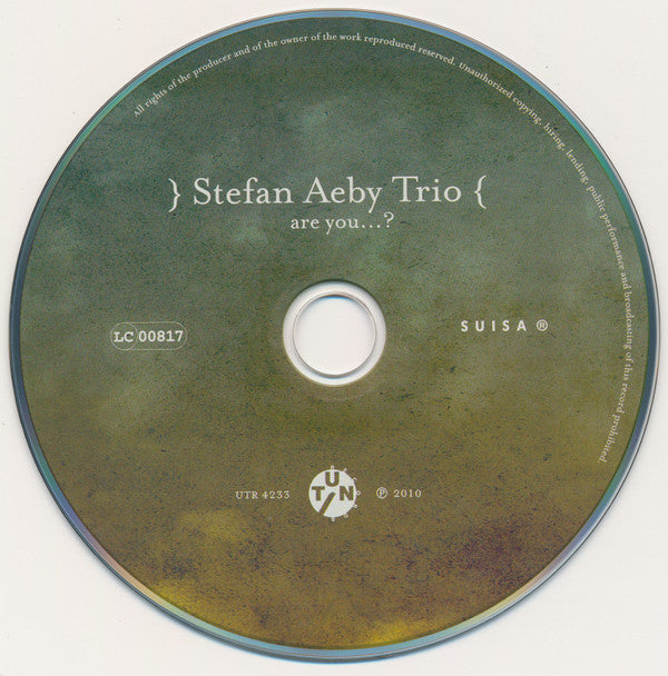 Stefan Aeby Trio : Are You...? (CD, Album)