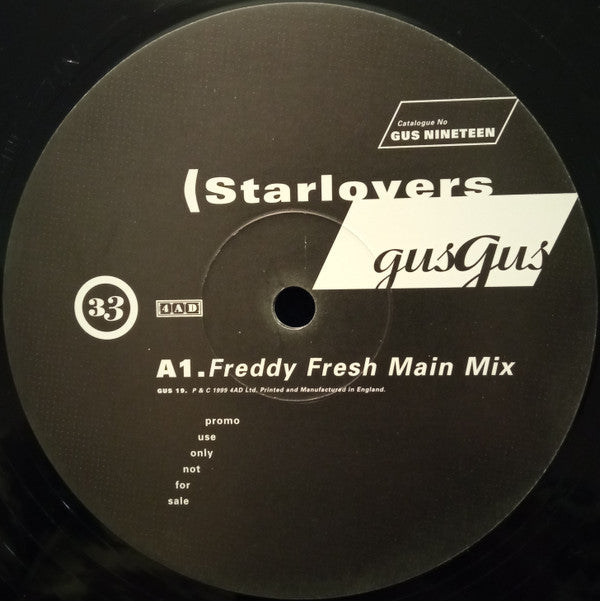 GusGus : Starlovers (12", Promo)