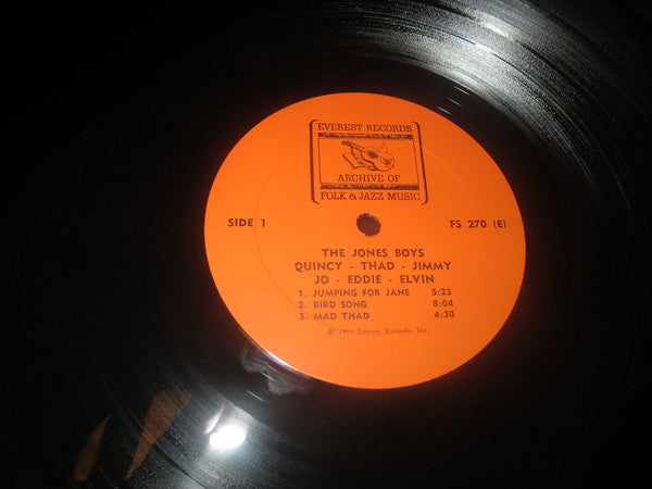 The Jones Boys : Quincy, Thad, Jimmy, Jo, Eddie And Elvin (LP)