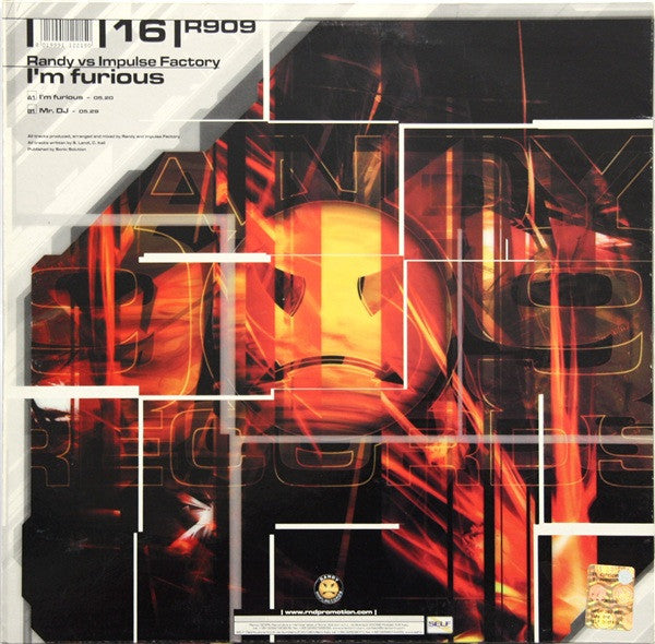 Randy vs. Impulse Factory : I'm Furious (12")